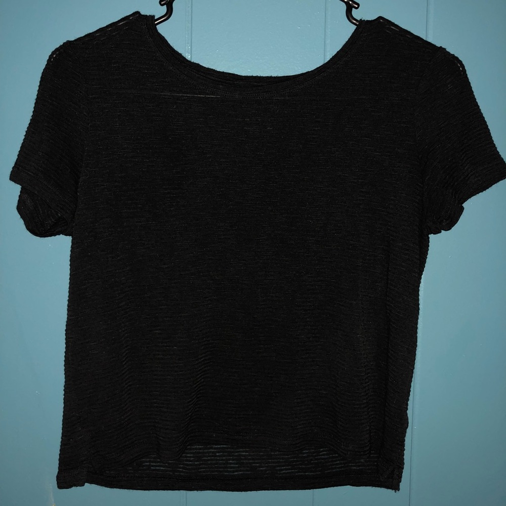 Ribbed Aeropostale crop top
